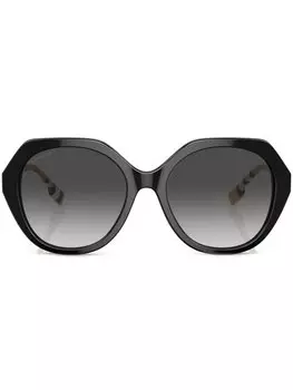Солнцезащитные очки Vanessa Burberry Eyewear, черный