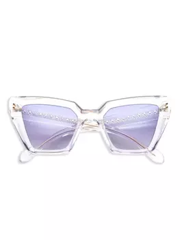 Солнцезащитные очки Vanessa в оправе 'кошачий глаз' Kador, белый