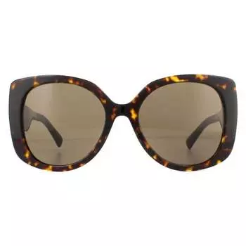 Солнцезащитные очки ve4387 108/73 гавана темные Versace, коричневый