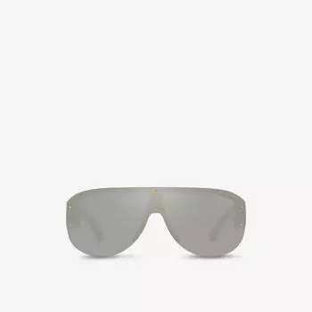 Солнцезащитные очки ve4391 в круглой оправе из ацетата ацетата Versace, серый