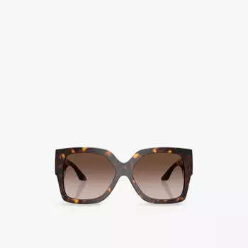 Солнцезащитные очки Ve4402 с оправой-бабочкой из ацетата Versace, коричневый