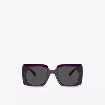 Солнцезащитные очки VE4405 в квадратной оправе из ацетата ацетата Versace, фиолетовый