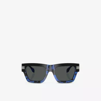 Солнцезащитные очки Ve4464 в прямоугольной оправе из ацетата Versace, синий