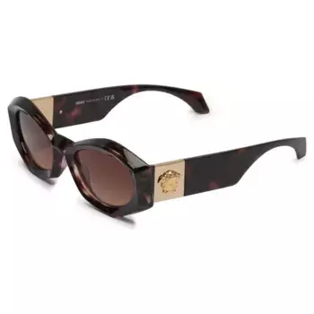 Солнцезащитные очки ve4466u Versace, коричневый