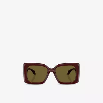 Солнцезащитные очки Ve4467U с оправой-бабочкой из ацетата Versace, красный