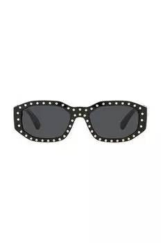 Солнцезащитные очки Versace, черный