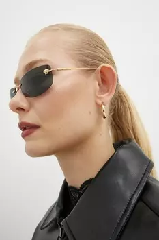 Солнцезащитные очки Versace, черный