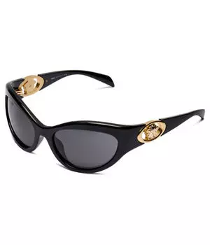 Солнцезащитные очки Versace, черный