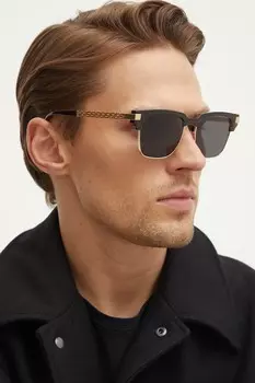 Солнцезащитные очки Versace, коричневый