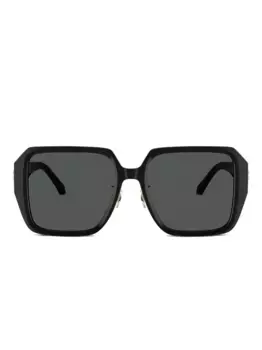 Солнцезащитные очки Versace Square Full Rim, черная оправа и темно-серые линзы VE4472DGB1/87 Versace Eyewear