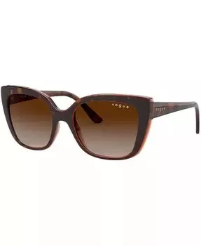 Солнцезащитные очки, VO5337S53-Y Vogue Eyewear, коричневый