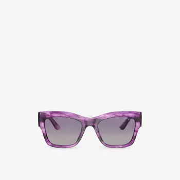 Солнцезащитные очки vo5524s в оправе-подушке из ацетата Vogue, фиолетовый