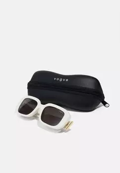 Солнцезащитные очки VOGUE Eyewear, цвет слоновой кости/черный дым
