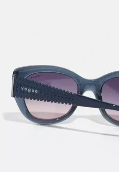Солнцезащитные очки VOGUE Eyewear, прозрачный синий/розовый с градиентом синего цвета