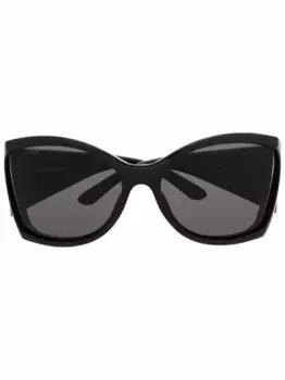 Солнцезащитные очки Void в оправе 'бабочка' Balenciaga Eyewear, черный