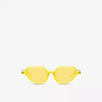 Солнцезащитные очки в ацетатной оправе «кошачий глаз» Linda Farrow x Dries Van Noten Linda Farrow, желтый