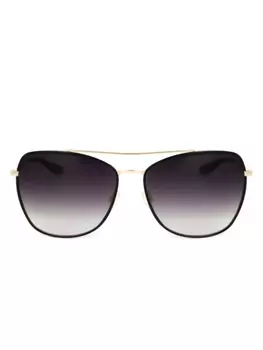 Солнцезащитные очки в большой оправе Barton Perreira, золотой