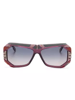 Солнцезащитные очки в большой оправе Cazal, фиолетовый