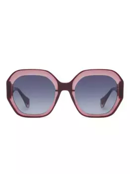 Солнцезащитные очки в геометрической оправе GIGI STUDIOS, розовый