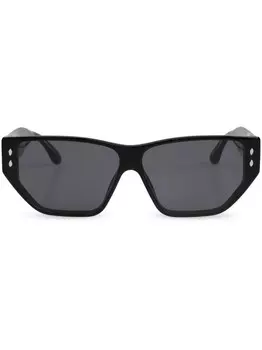 Солнцезащитные очки в геометрической оправе Isabel Marant Eyewear, черный