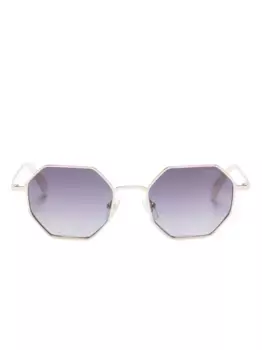 Солнцезащитные очки в геометрической оправе Jean Komono, золотой