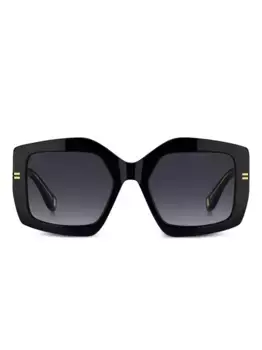 Солнцезащитные очки в геометрической оправе Marc Jacobs Eyewear, черный