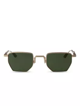 Солнцезащитные очки в геометрической оправе Movitra, золотой