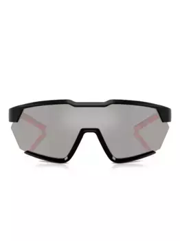 Солнцезащитные очки в геометрической оправе SCUDERIA FERRARI, черный