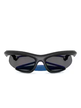 Солнцезащитные очки в геометричной оправе Burberry Eyewear, черный