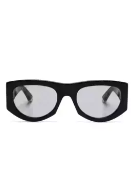 Солнцезащитные очки в геометричной оправе Gucci Eyewear, черный