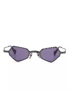 Солнцезащитные очки в геометричной оправе Kuboraum, серый