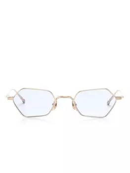 Солнцезащитные очки в геометричной оправе Matsuda, золотистый