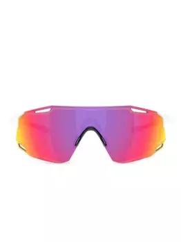 Солнцезащитные очки в геометричной оправе Oakley, белый