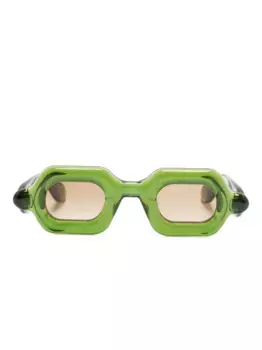 Солнцезащитные очки в геометричной оправе Paloceras, зеленый