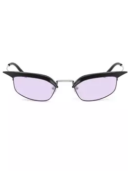 Солнцезащитные очки в геометричной оправе Prada Eyewear, черный