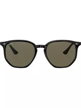Солнцезащитные очки в геометричной оправе Ray-Ban, черный