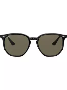 Солнцезащитные очки в геометричной оправе Ray-Ban, черный
