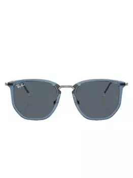 Солнцезащитные очки в геометричной оправе Ray-Ban, синий