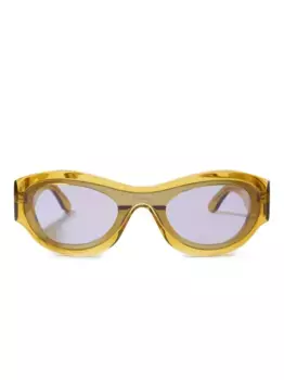 Солнцезащитные очки в геометричной оправе Sunnei, желтый
