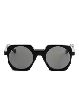 Солнцезащитные очки в геометричной оправе VAVA Eyewear, черный
