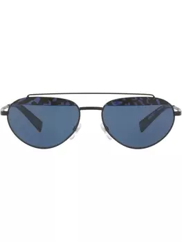 Солнцезащитные очки в круглой оправе Alain Mikli, черный