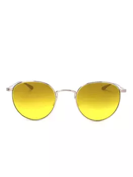 Солнцезащитные очки в круглой оправе Barton Perreira, золотой