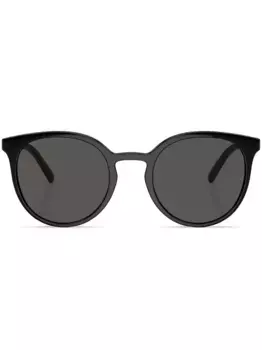 Солнцезащитные очки в круглой оправе Dolce & Gabbana Eyewear, черный