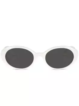 Солнцезащитные очки в круглой оправе Dolce & Gabbana Eyewear, белый