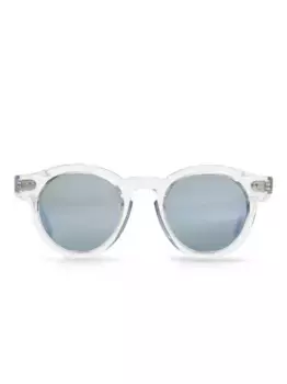 Солнцезащитные очки в круглой оправе Family Affair, белый