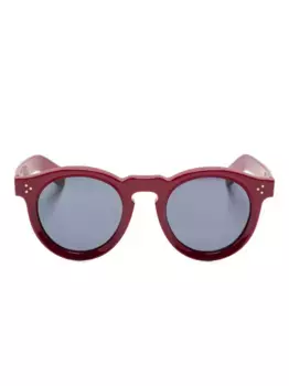 Солнцезащитные очки в круглой оправе Family Affair, красный