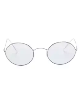 Солнцезащитные очки в круглой оправе GIORGIO ARMANI, серебяный