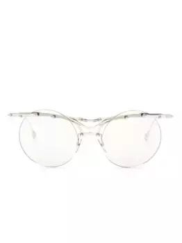 Солнцезащитные очки в круглой оправе Innerraum, серебяный