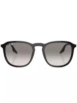 Солнцезащитные очки в круглой оправе из ацетата Ray-Ban, черный