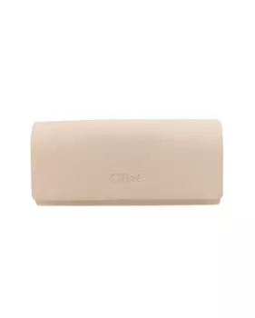 Солнцезащитные очки в круглой оправе из металла Chlo, цвет Gold Gold Brown